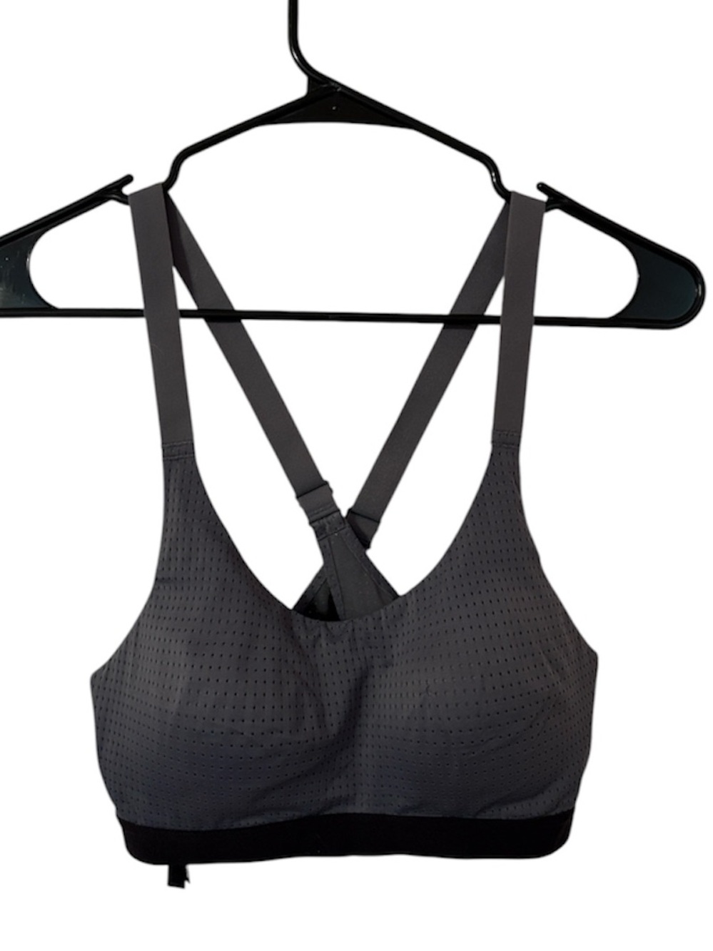 Victoria Secret Sport Gray Lightweight Mesh Sports Bra